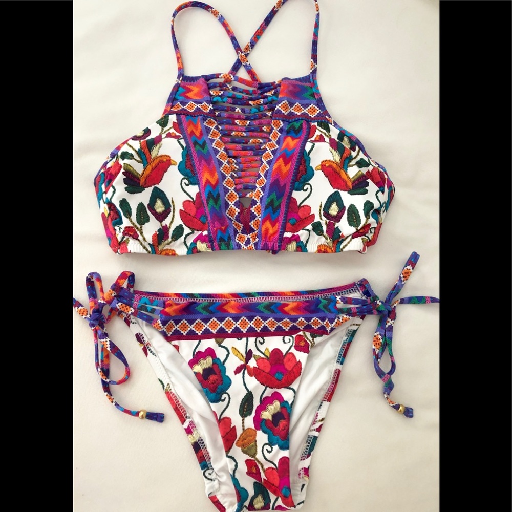NWOT Nanette Lepore two piece swimsuit